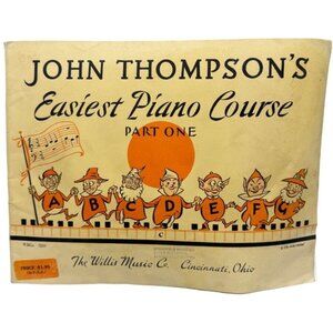 John Thompson's Easiest Piano Course pt 1 book paperback 1955 english READ